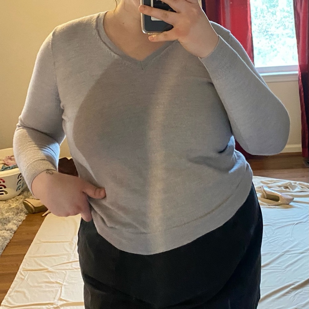 Grey Wool Sweater